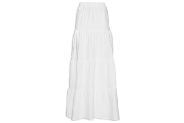 Saia Midi Marias - Branco