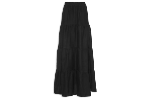 Saia Midi Marias - Preto