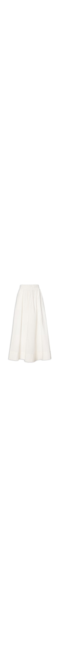 Saia Midi Maxi Godê - Off White