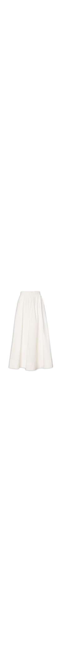 Saia Midi Maxi Godê - Off White