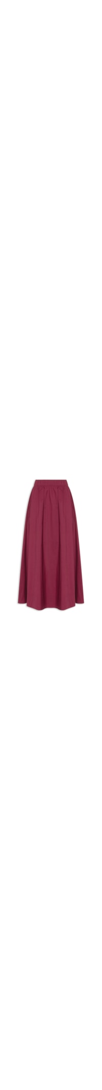 Saia Midi Maxi Godê - Vermelho