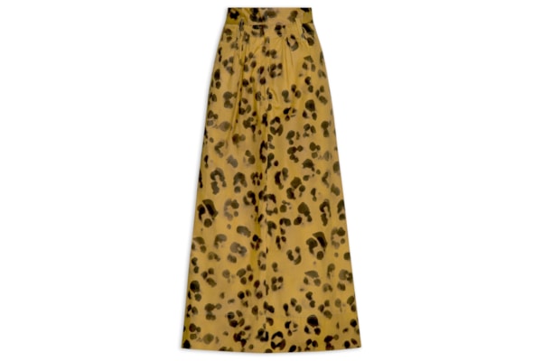 Saia Midi Onça Sombra - Animal Print