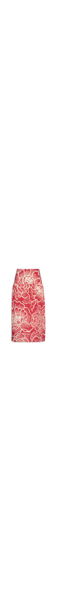 Saia Midi Pala Com Zíper - Vermelho