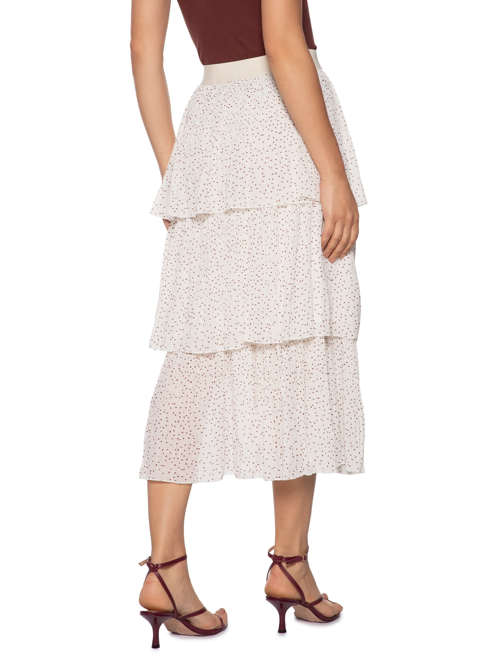 Saia Midi Poa Off White Market 33