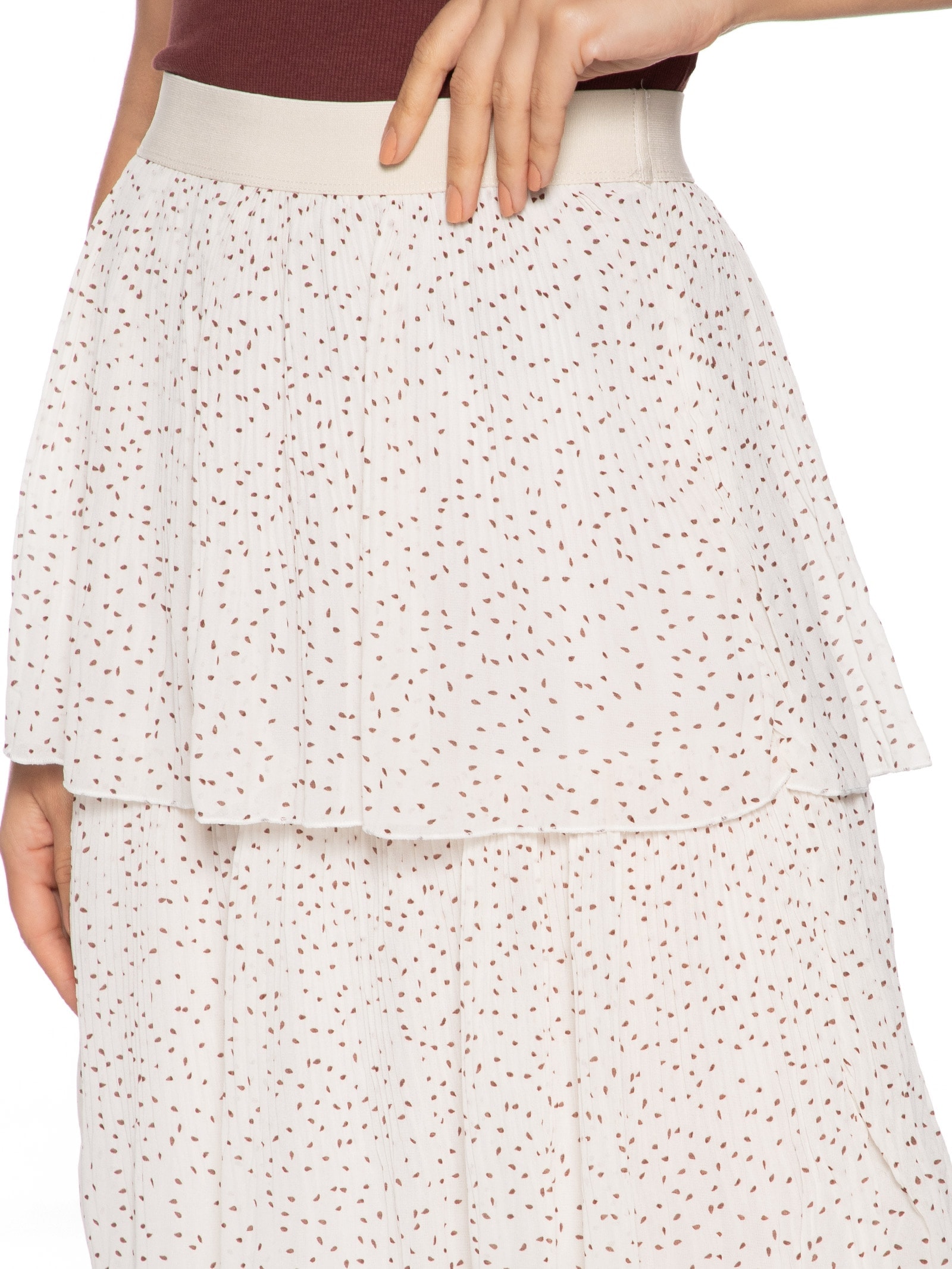 Saia Midi Poa Off White Market 33