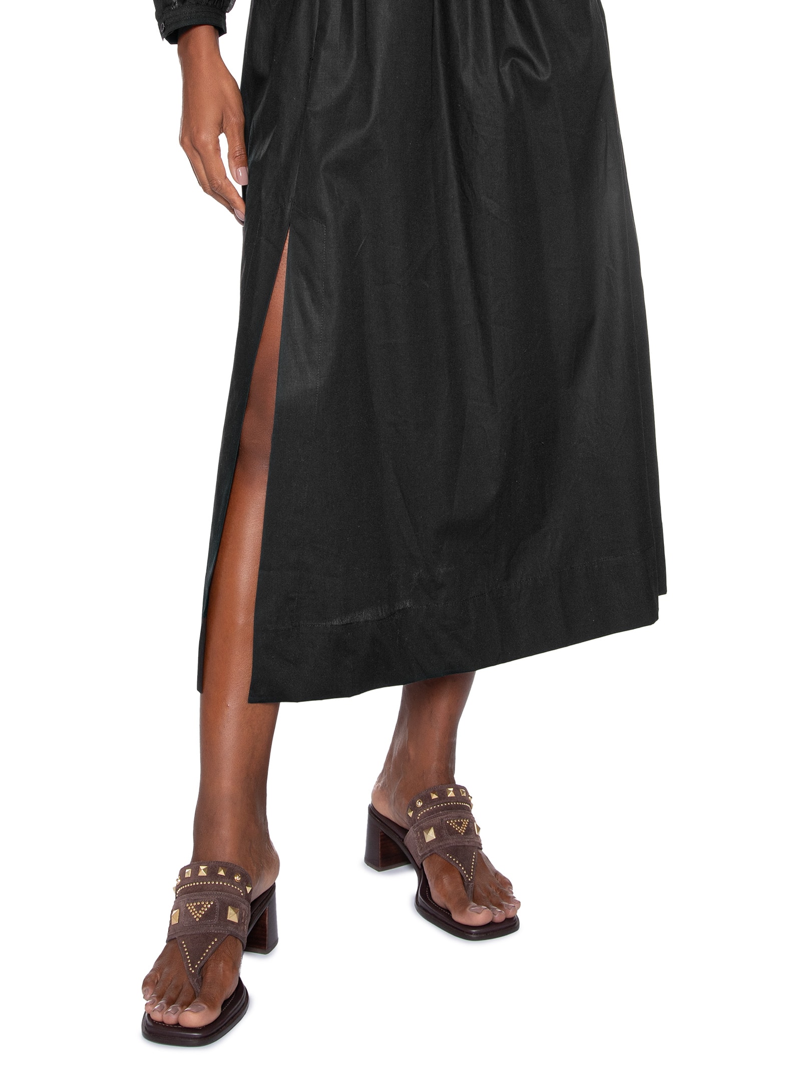 Saia Midi Preto Animale