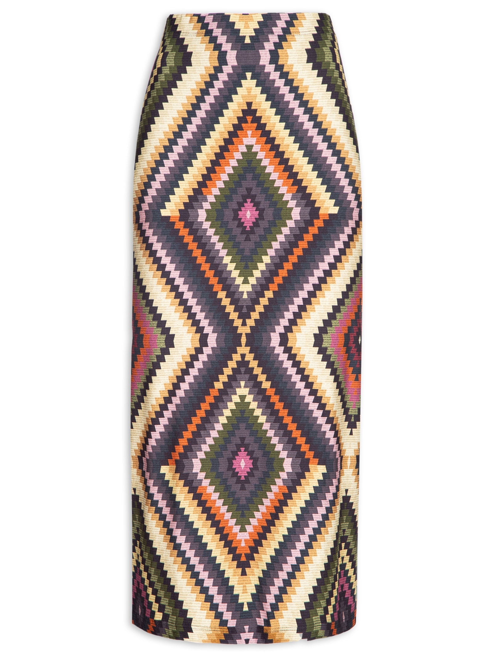 Saia Midi Pretti Rosa Farm