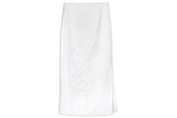 Saia Midi Rechilieu - Branco