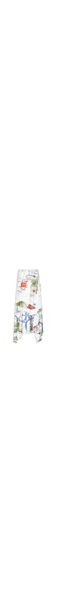 Saia Midi Recorte Encanto Do Rio - Off White