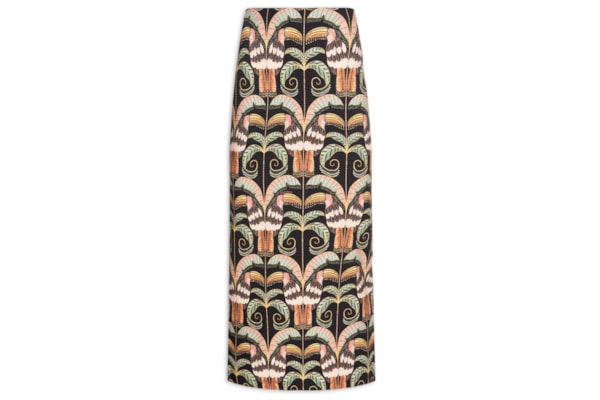 Saia Midi Reta Tucano Real - Preto