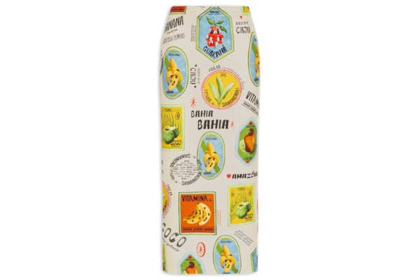 Saia Midi Selo Coisa Nossa - Off White