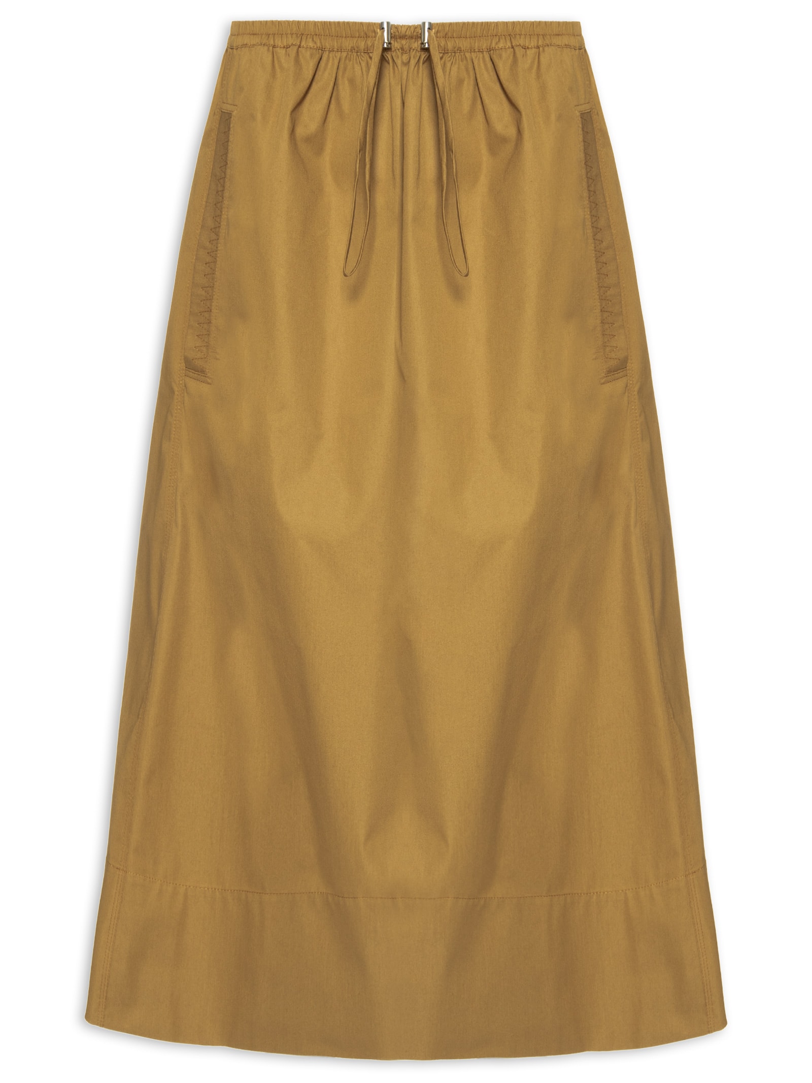 Saia Midi Sports Marrom Animale