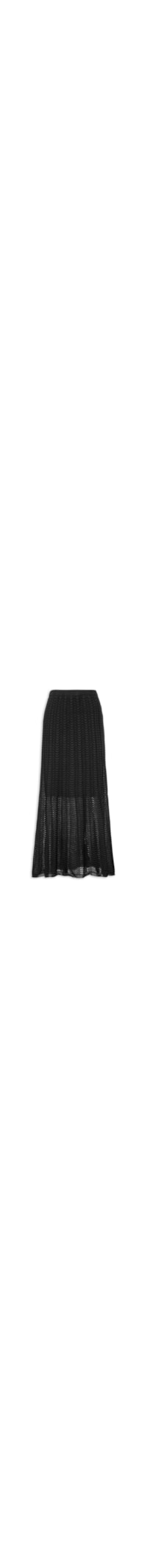 Saia Midi Tricot Ciclo - Preto
