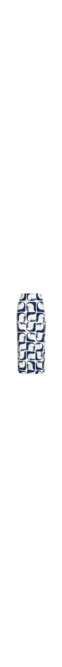 Saia Midi Tuca Tropical - Azul