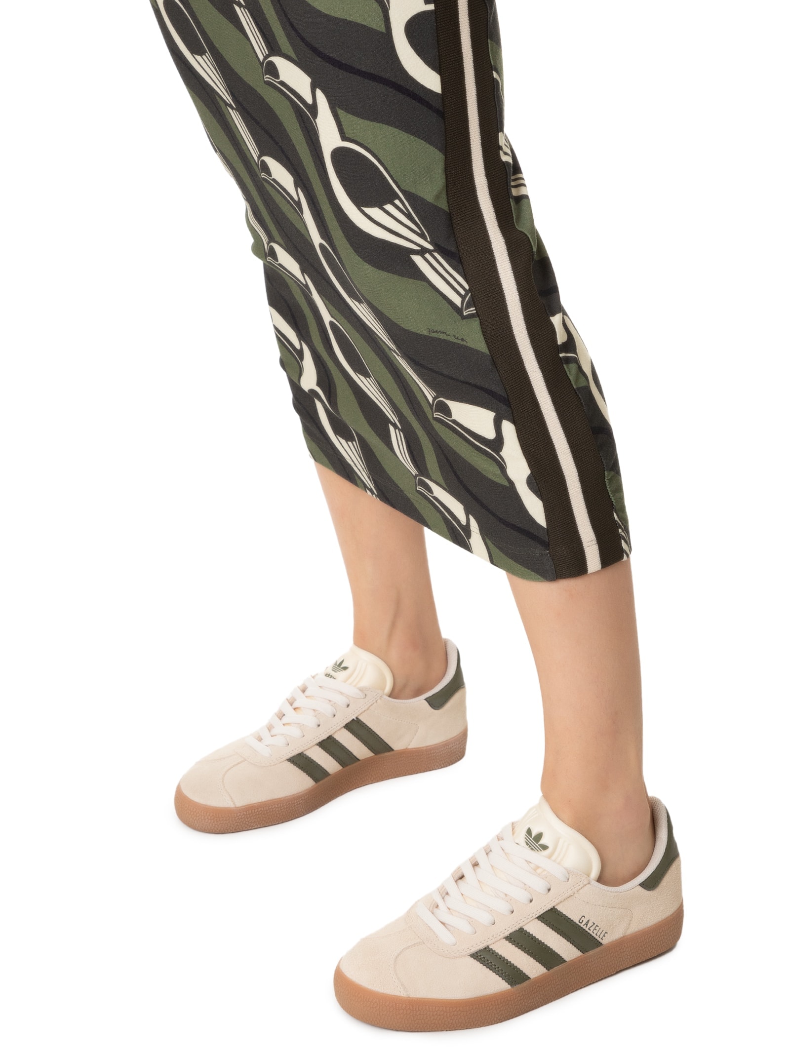 Saia Midi Tucano Gráfico Verde Farm