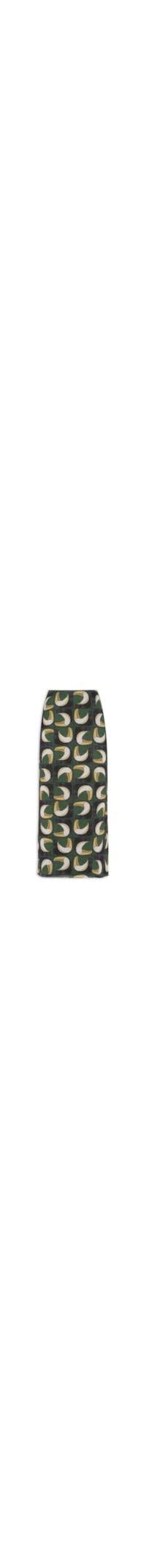 Saia Midi Tule Tuca Tropical Mini - Verde