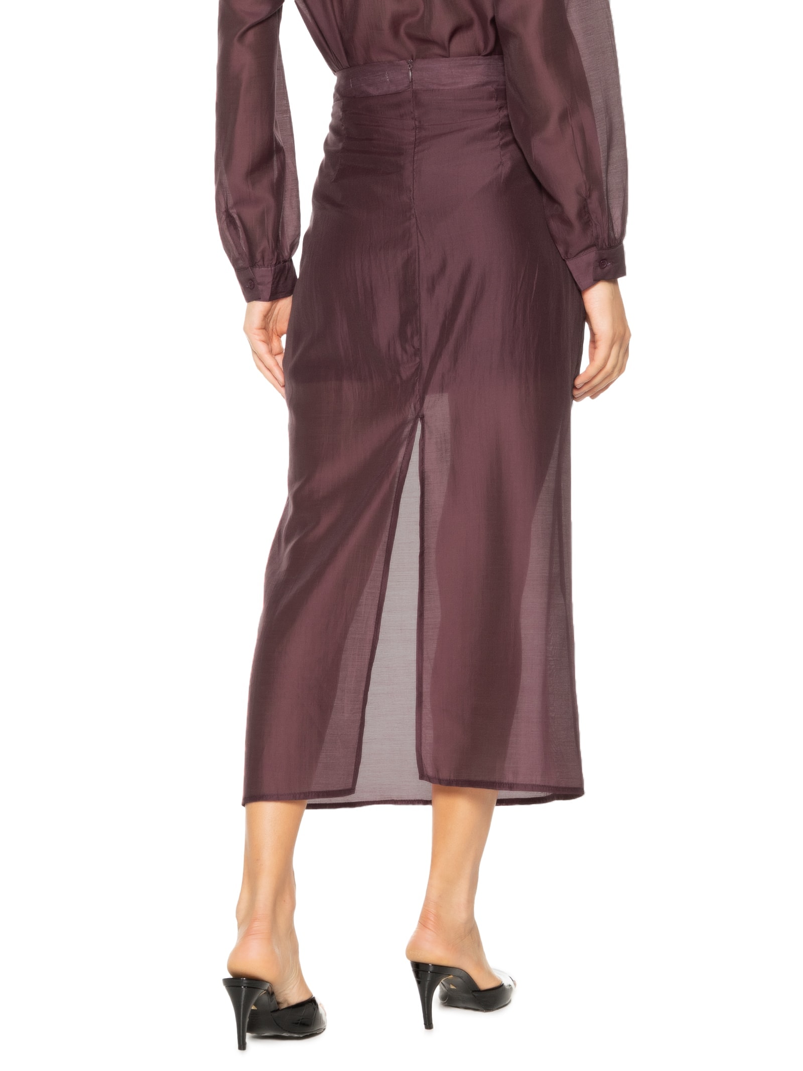 Saia Midi Vinho '2Essential