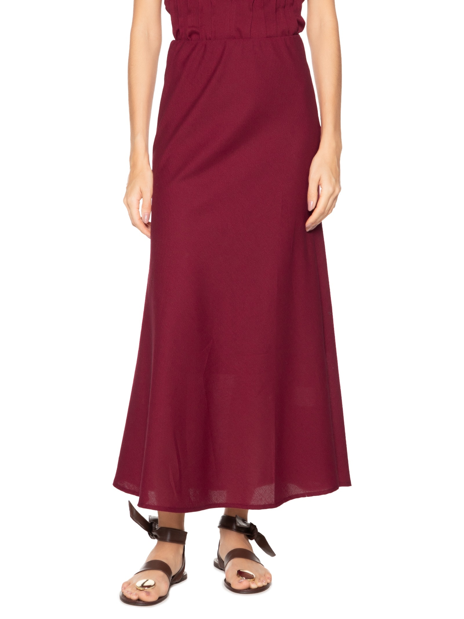 Saia Midi Vinho '2Essential