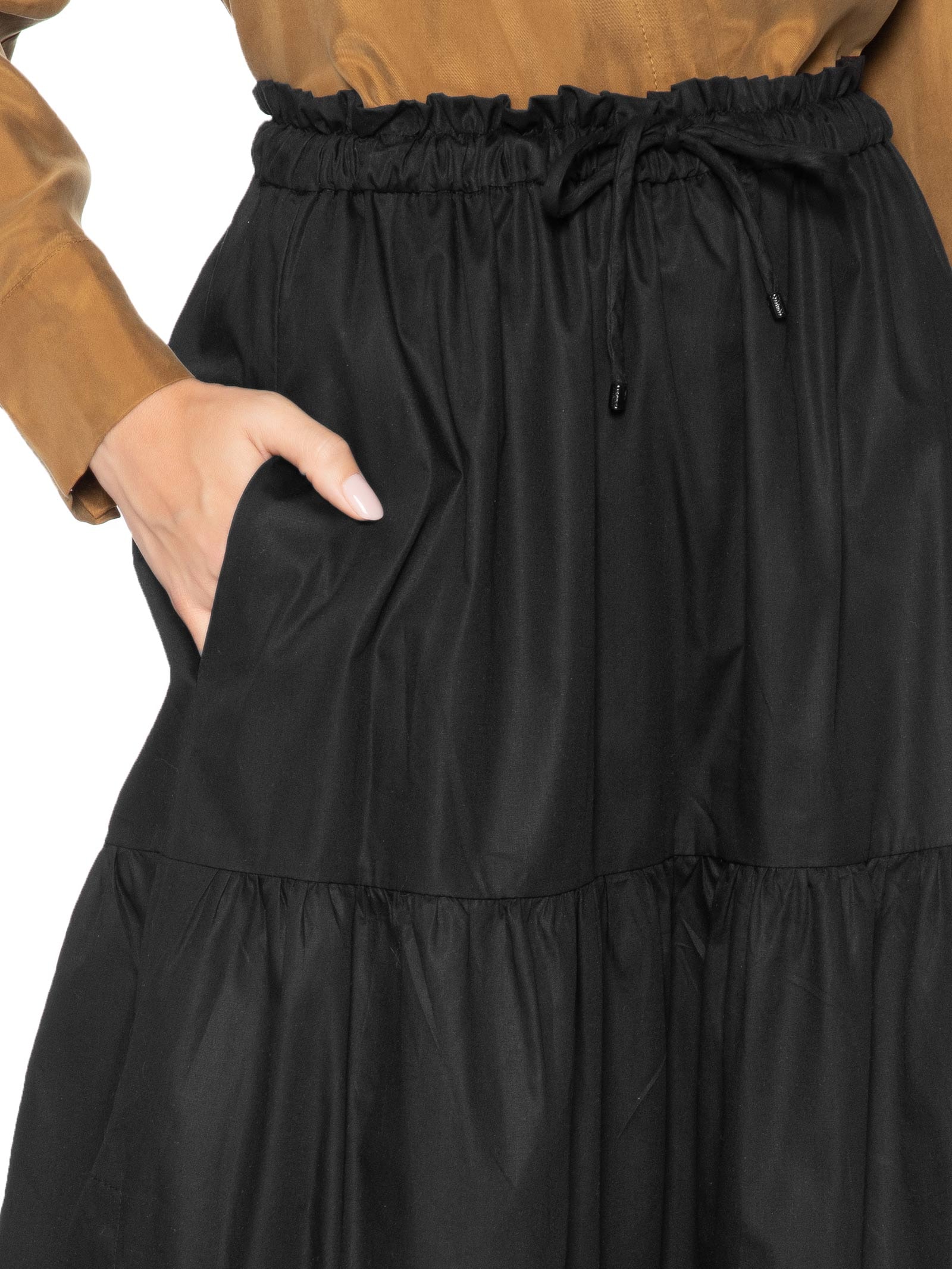 Saia Midi – Preto Animale