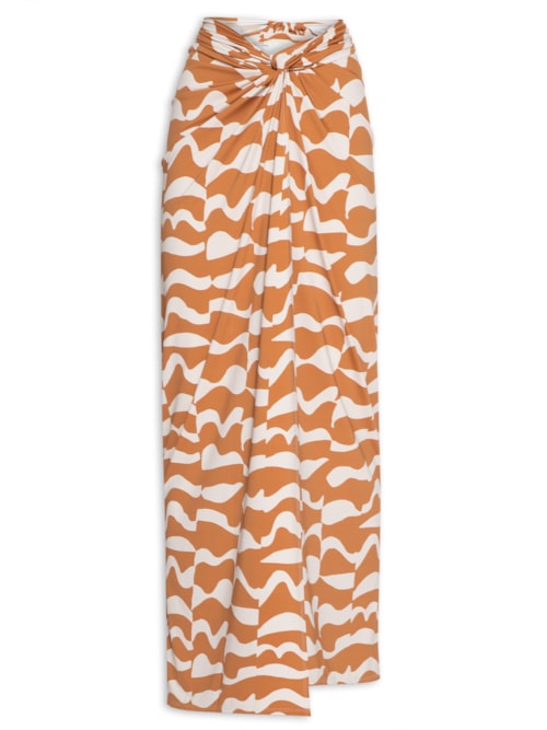 Saia Mil Maneiras Ondas – Marrom