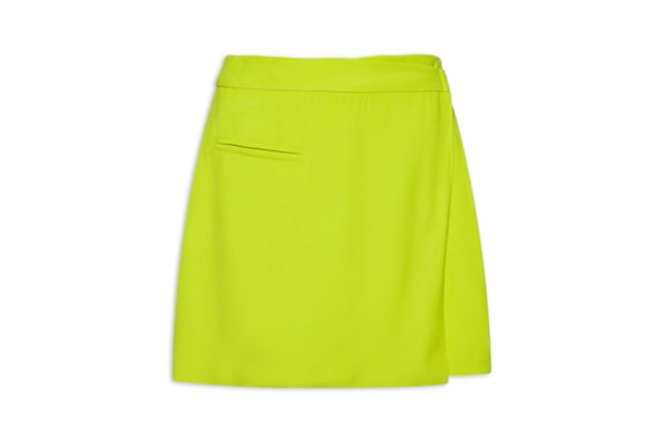 Saia Mini Com Sobreposição - Verde 