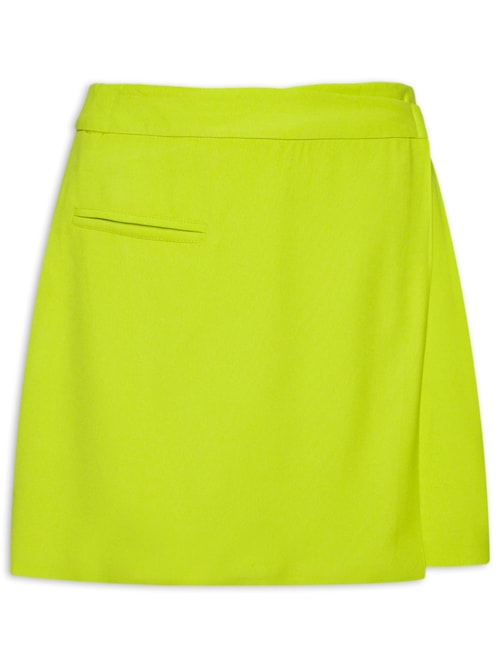 Saia Mini Com Sobreposição – Verde