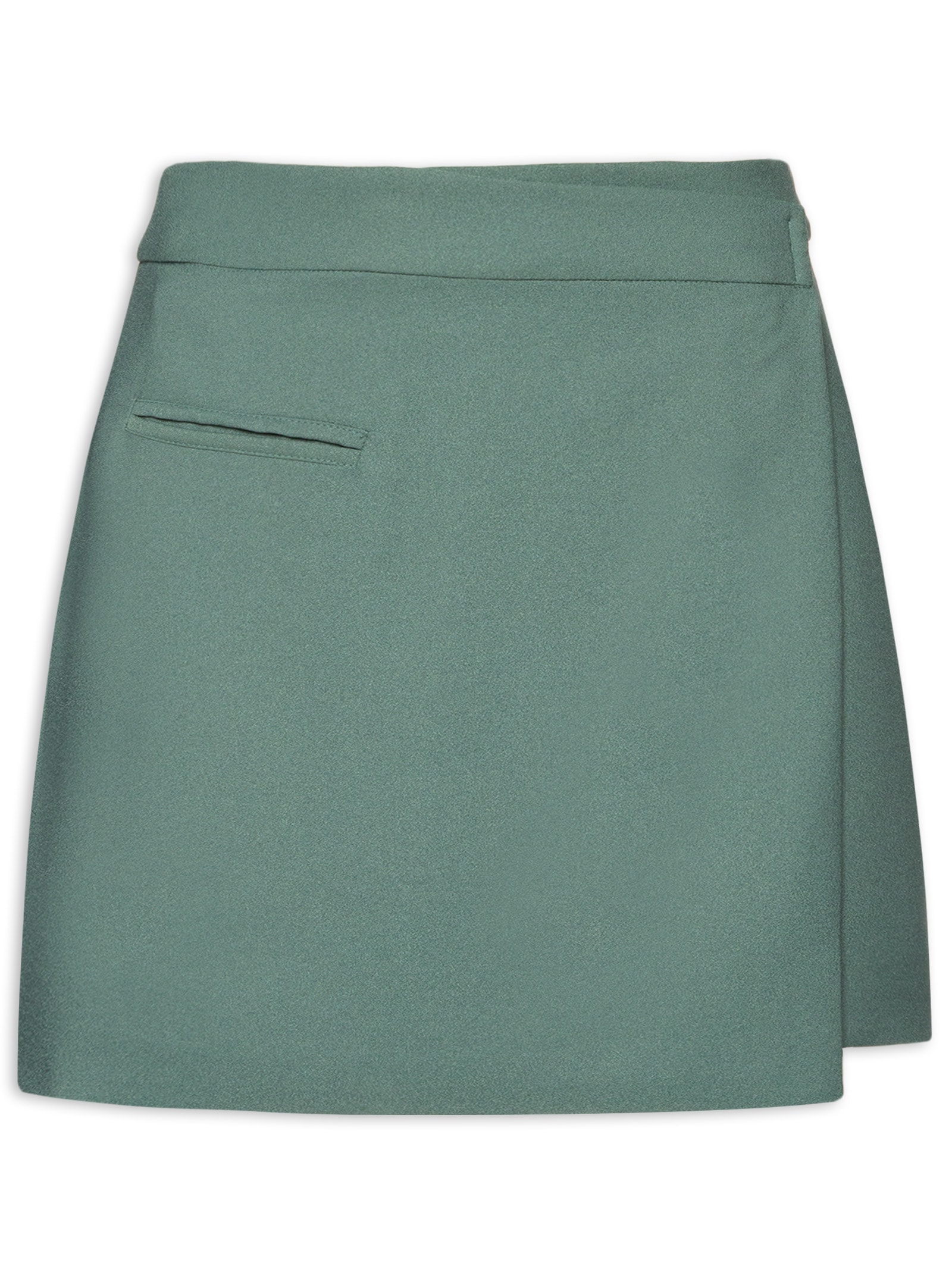 Saia Mini Com Sobreposição Verde  Market 33