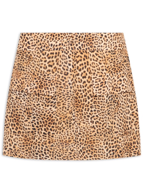 Saia Mini Utilitária Onça Suspiro – Animal Print