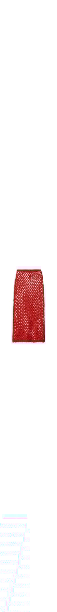 Saia Moana Tricot - Vermelho