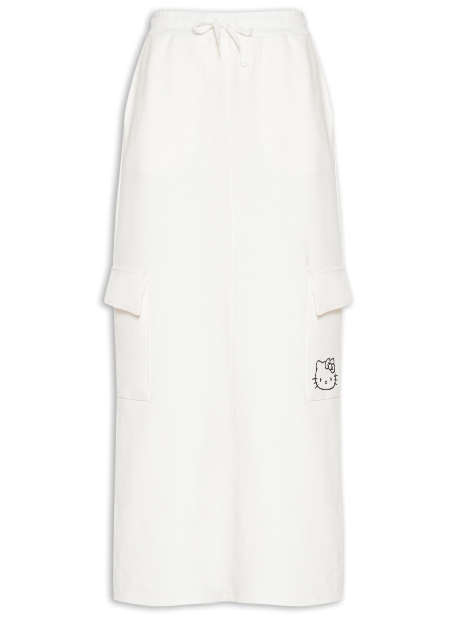 Saia Moletom Longa Branco My Favorite Things + Hello Kitty