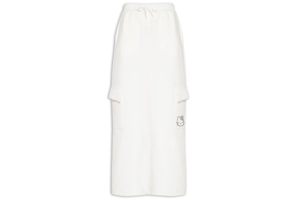 Saia Moletom Longa - Branco