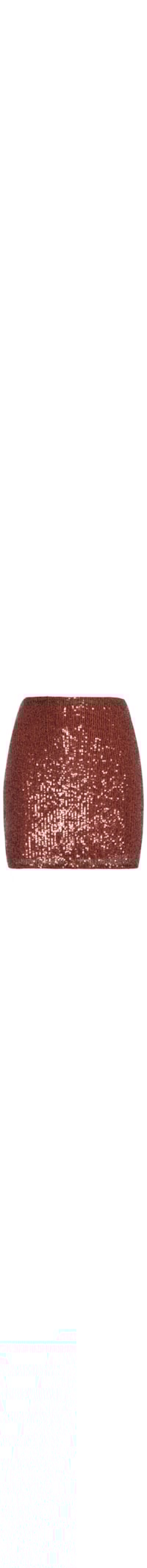 Saia Paetê - Marrom