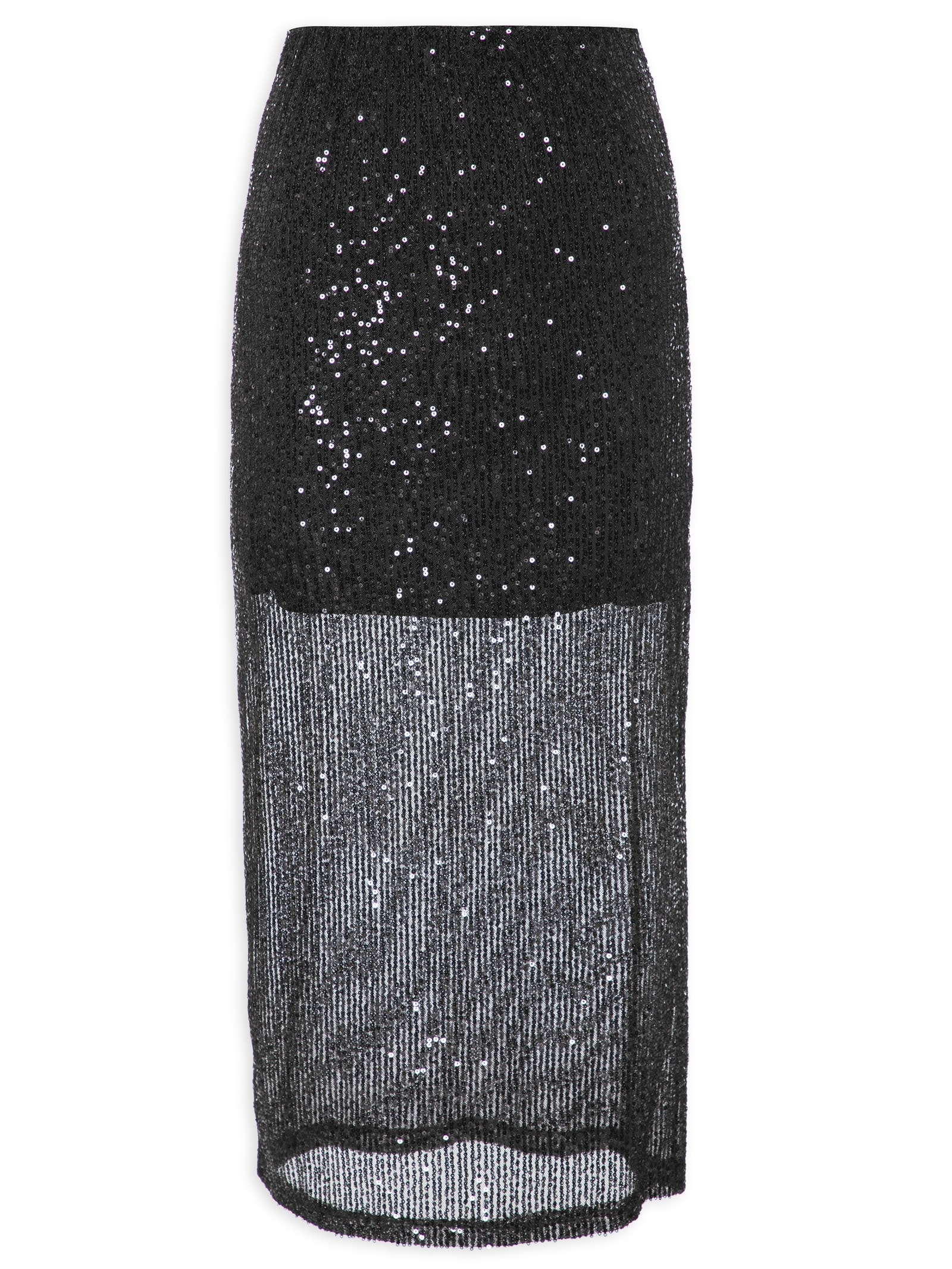 Saia Paetê Preto Market 33