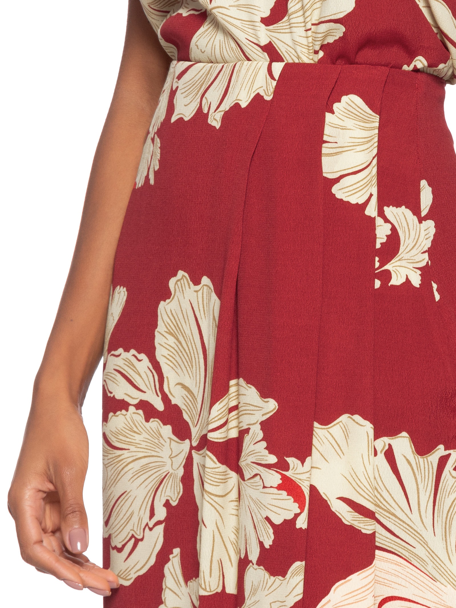 Saia Pareô Estampa Pétala Vermelho Dress To