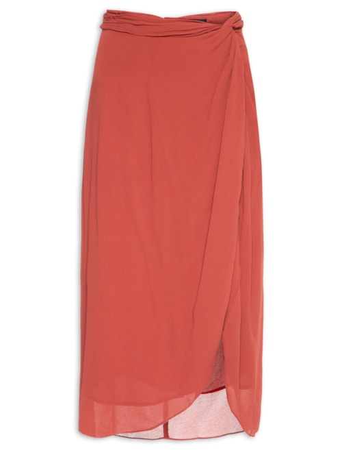 Saia Pareô Fenda Náutico – Vermelho