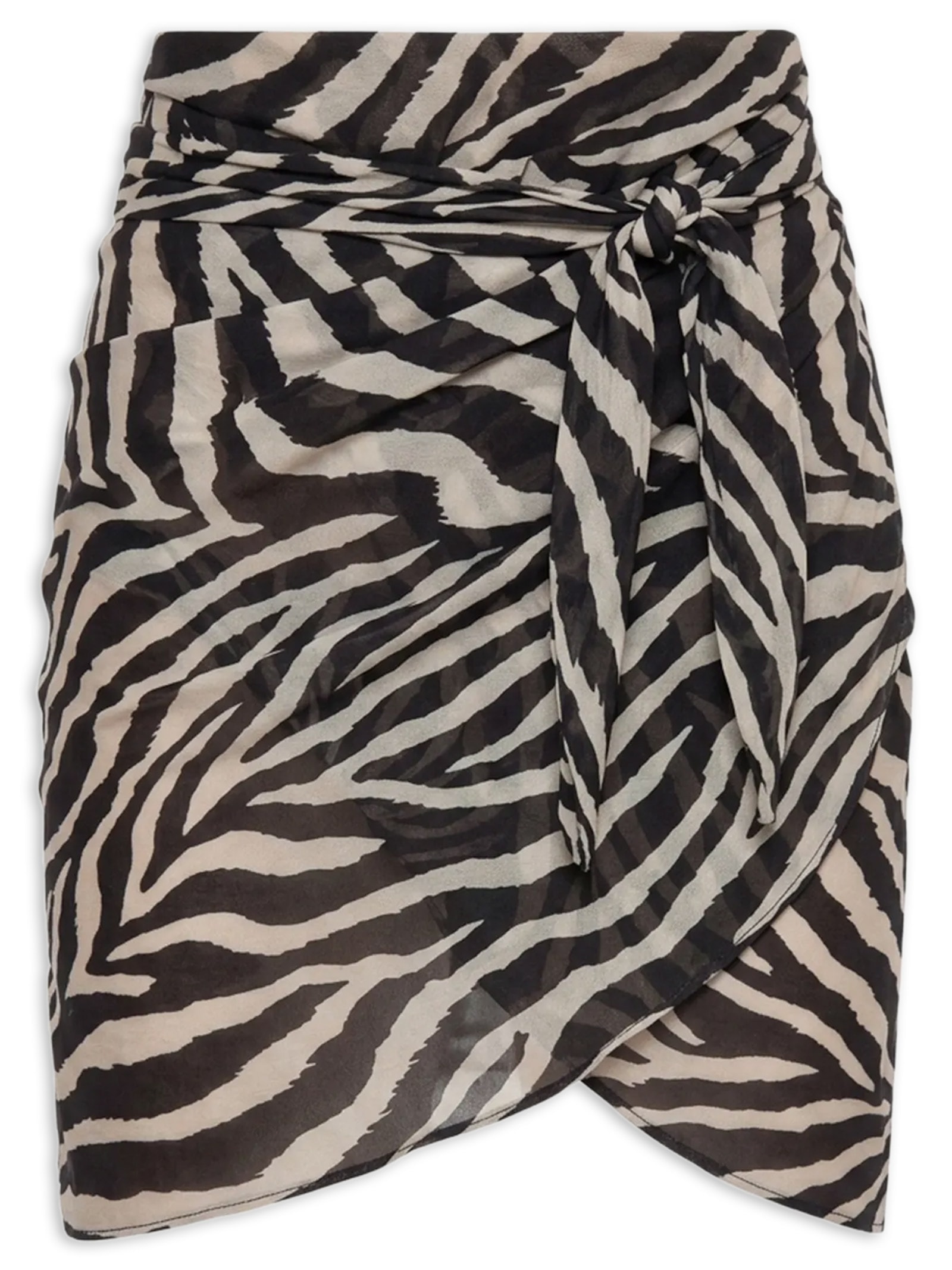 Saia Pareô Folha Animal Print Triya