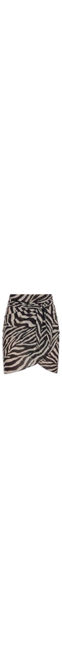 Saia Pareô Folha - Animal Print