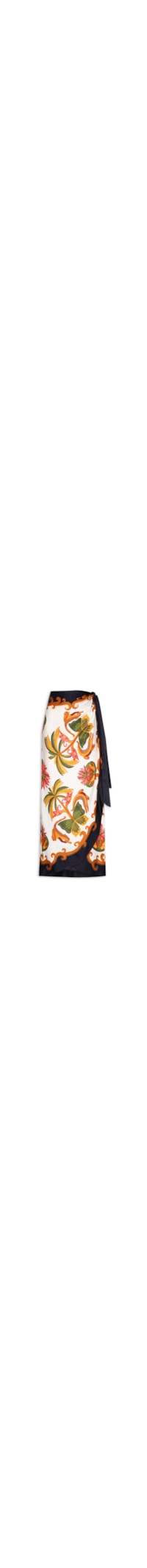 Saia Pareô Lenço Amazônia Chic - Amarelo