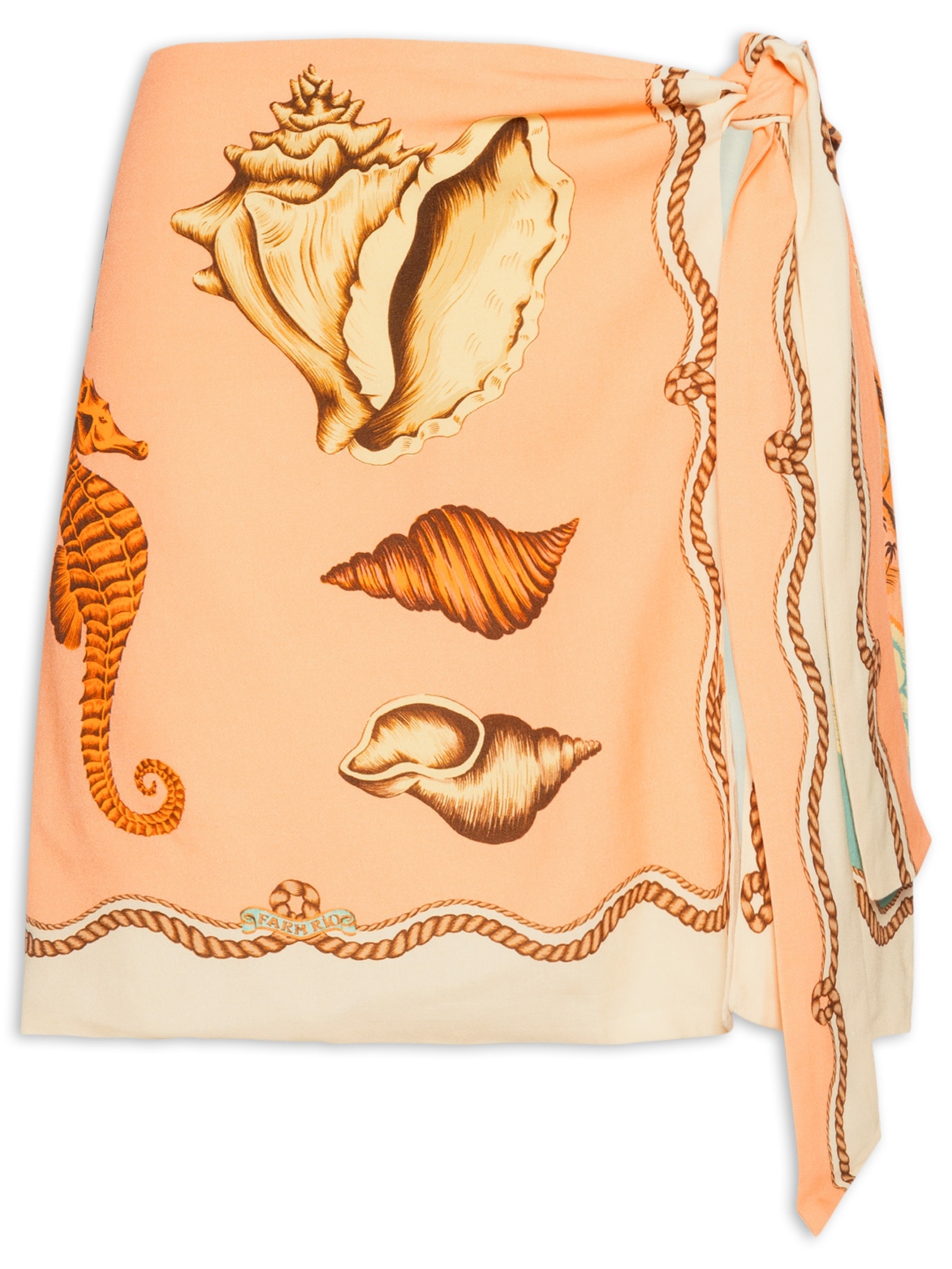 Saia Pareô Souvenir Litoral Laranja Farm Praia