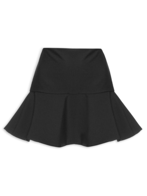 Saia Peplum – Preto