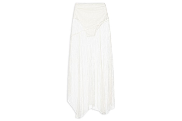 Saia Pontas Rendinha - Branco