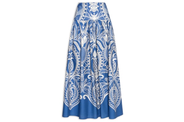 Saia Primor De Abacaxi - Azul