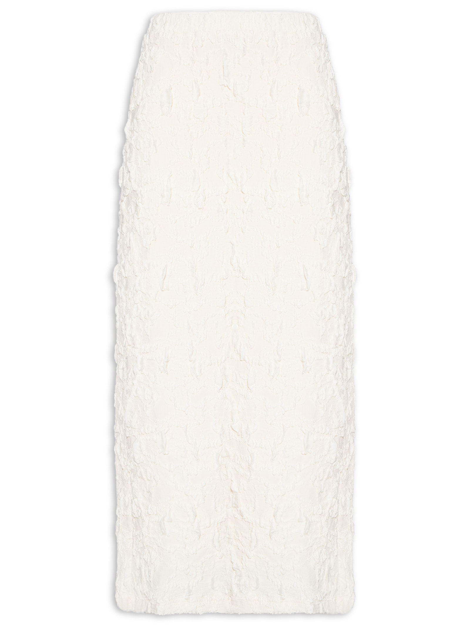 Saia Reta Textura Branco Farm