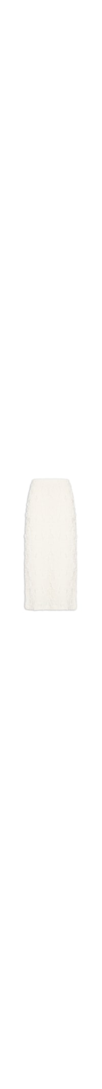 Saia Reta Textura - Branco