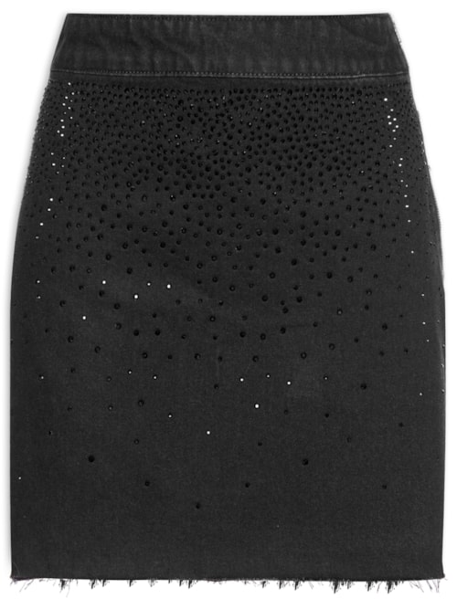 Saia Sarja Comfort Super High Shine – Preto