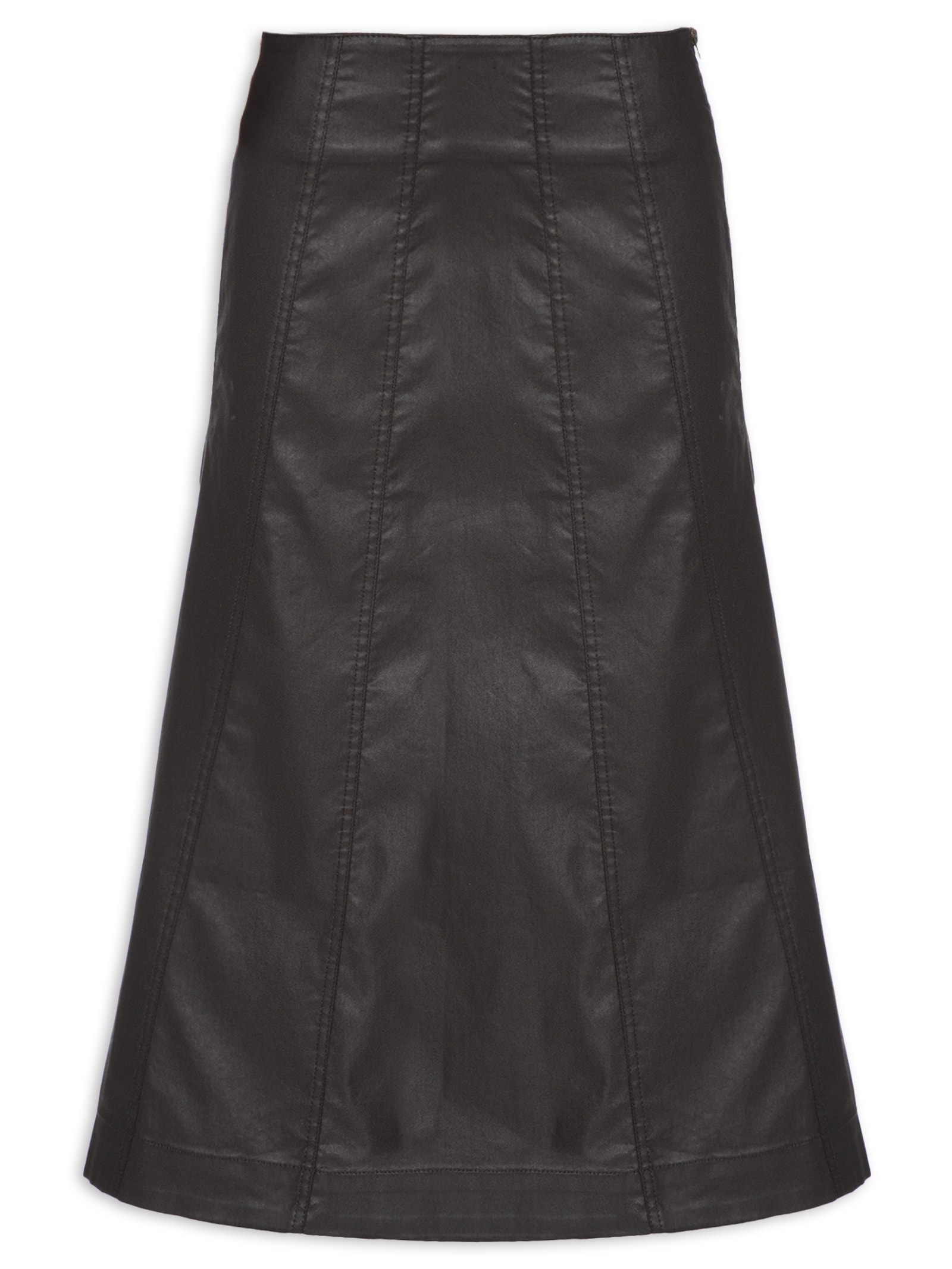 Saia Sarja Resinada Marrom Cantão