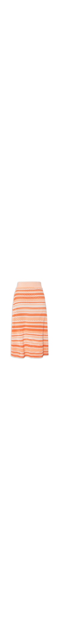Saia Stripe Bianca - Laranja