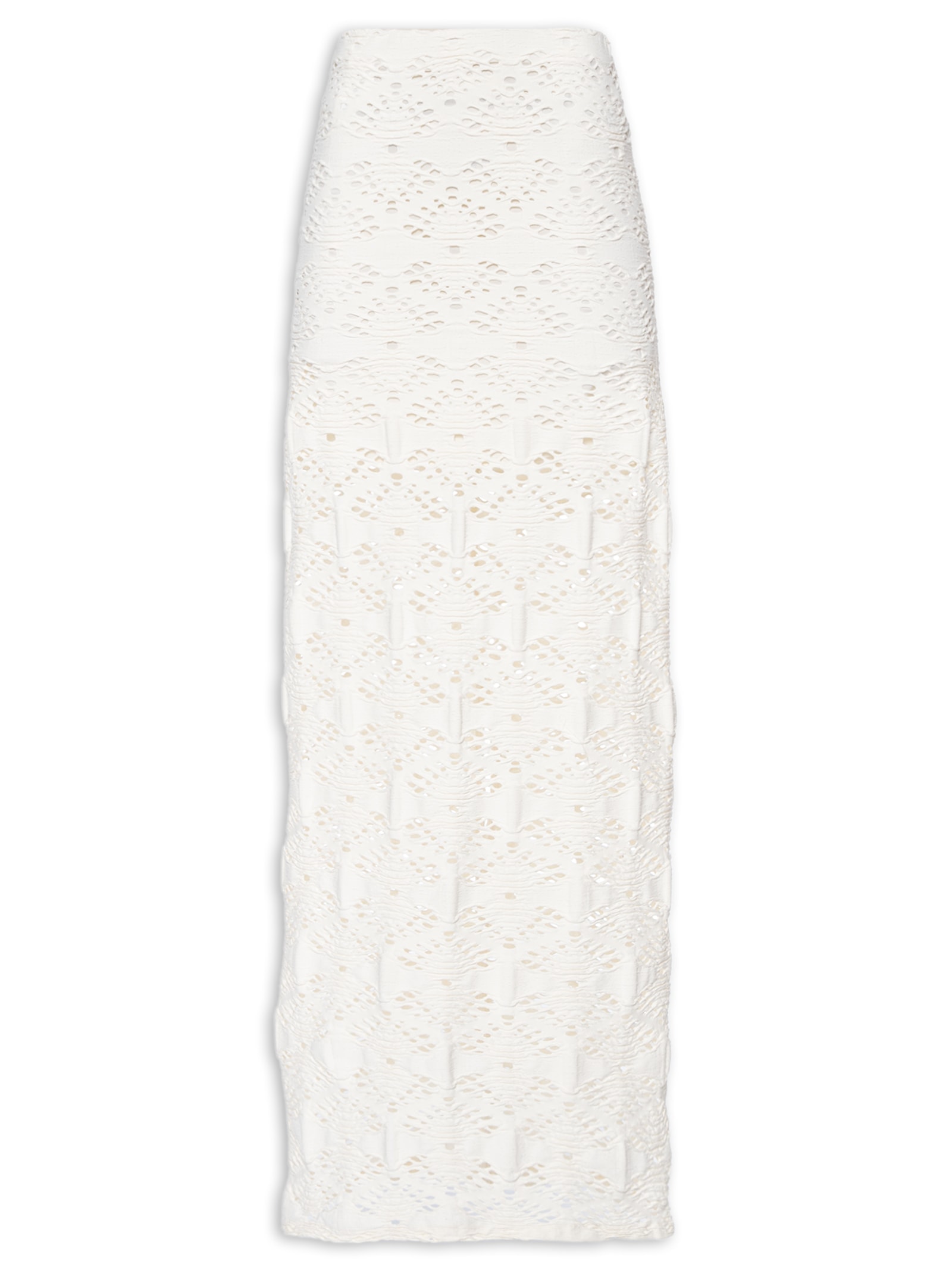 Saia Super Longo Com Fenda Off White My Favorite