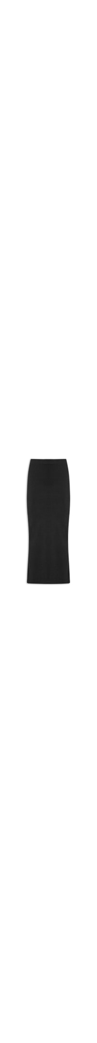 Saia Super Midi Cintura Alta - Preto