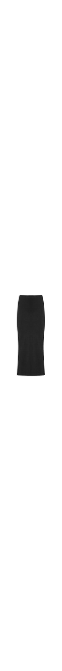 Saia Super Midi Cintura Alta - Preto